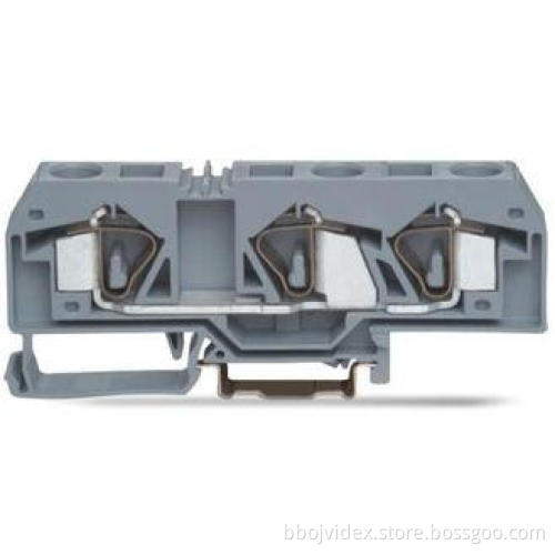 IEC 800V 18A UL 600V 10A 3 Conductor Through Spring Termina
